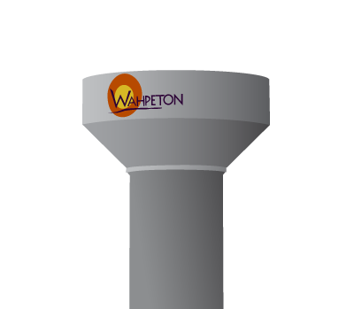 Water tower graphic