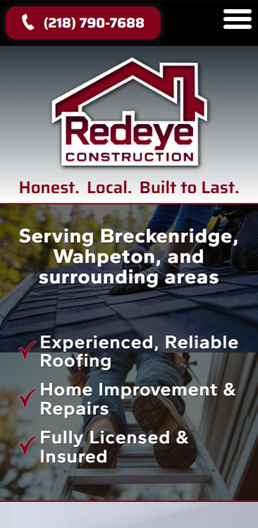 Redeye Construction mobile screenshot